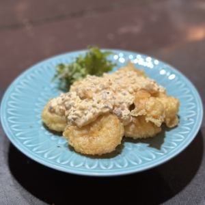 海老の天ぷら麻辣タルタル/海老マヨ