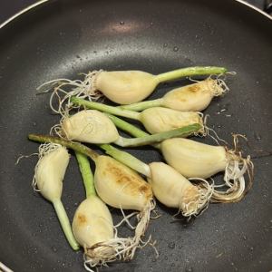 スプラウトにんにく天ぷら/スプラウトにんにくソテー