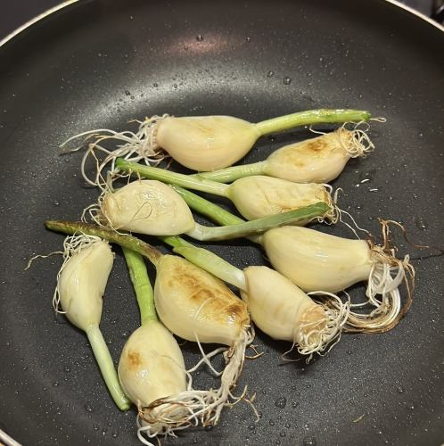 スプラウトにんにく天ぷら/スプラウトにんにくソテー