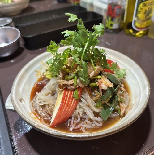 麻辣湯麺パクチー/麻辣冷麺パクチー