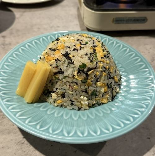 ドライカレー/ひじきチャーハン/納豆チャーハン