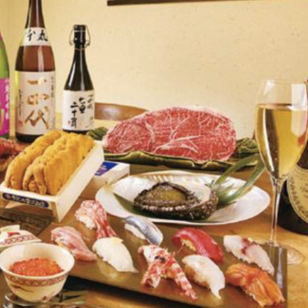お気軽なコース【月山コース（７０００円）】《鮨と和食》※事前予約