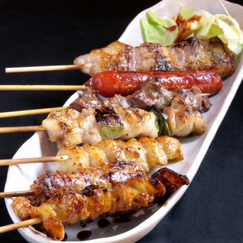 Omakase skewers 5 pieces