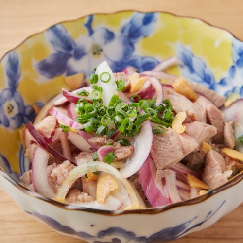 牛タンガーリックポン酢