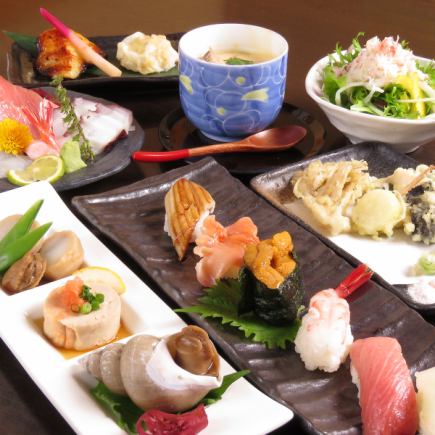 【祭スタンダードコース】豪華刺盛や握り含む全8品 4500円(税込)