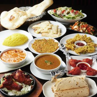 【デラックスコース】★大満足！★全12品 90分飲み放題付4500円