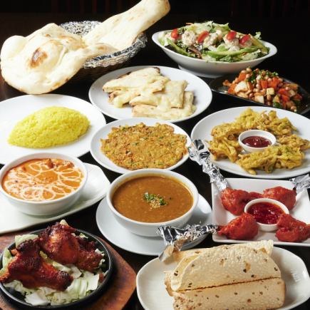 【デラックスコース】★大満足!★全12品 90分飲み放題付4500円