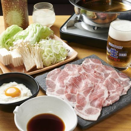 【含120分鐘暢飲】五屯火鍋套餐（共6道菜）6,900日圓（含稅）