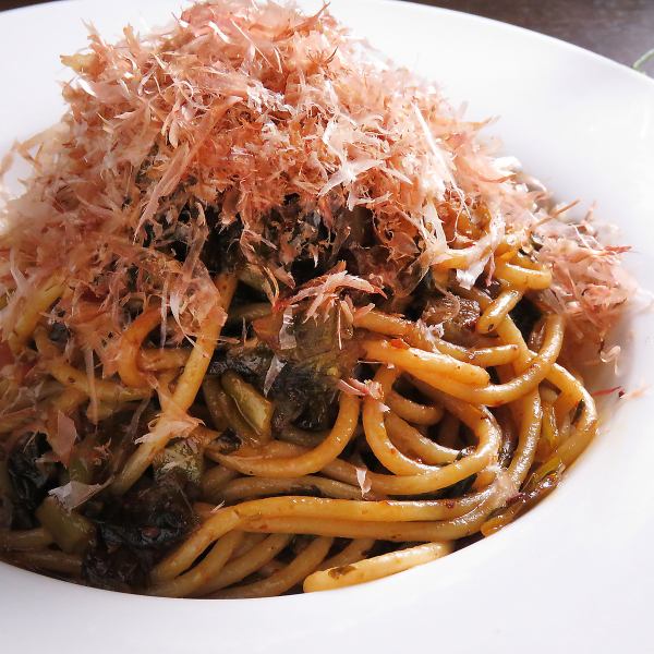 [Our original] Mustard Takana Spaghetti