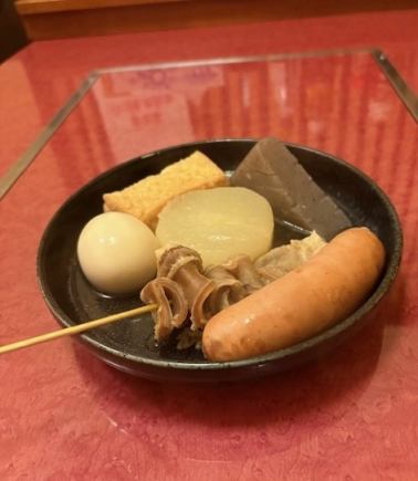 All-you-can-eat oden (18 kinds) + all-you-can-drink alcohol