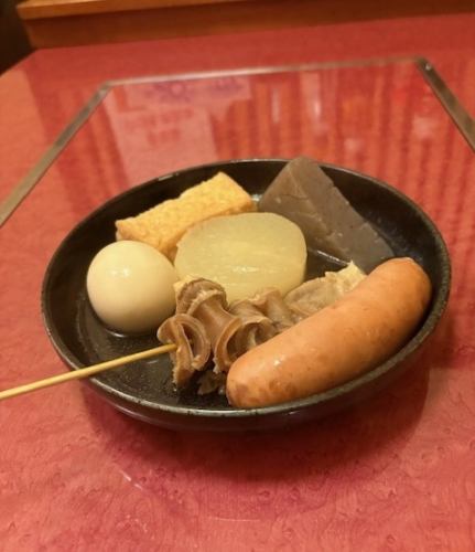 ●和風だしのおでん６種盛り●