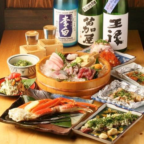 新鮮な魚介をはじめ、がりっと酒場自慢の料理が盛り沢山！コースはクーポンご利用で4000円～ご用意★