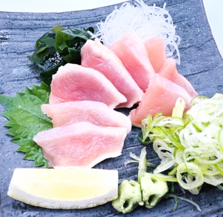 Chiran chicken sashimi