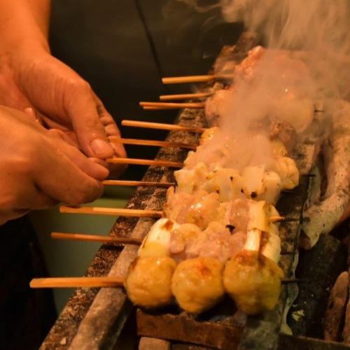 [Aji of Torikitei] Exquisite grilled skewers menu 170 yen (tax included) ~ You can order from one piece