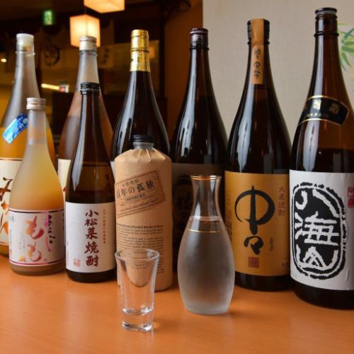 We have a large number of authentic shochu