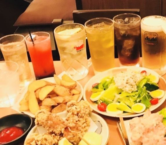 All-you-can-drink for 3 hours, popular menu banquet course 5,280 yen (tax included)