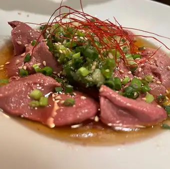 鶏レバーのレアコンフィ