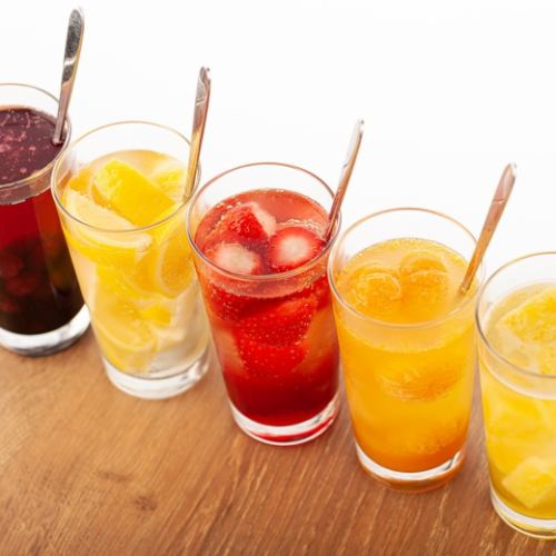 A wide variety of drinks!