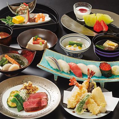 心満たす旬の会席料理