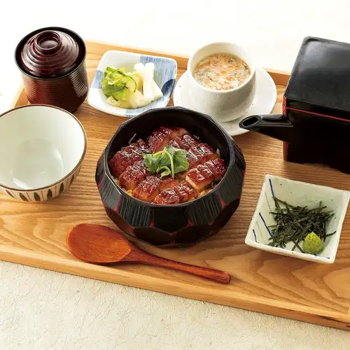 鰻ひつまぶし御膳　蟹あん茶碗蒸し付き