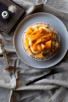 mango and pineapple tart