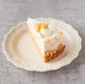 桃のショートケーキタルト