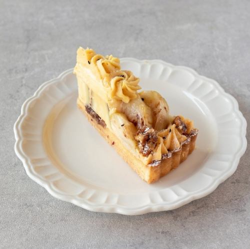 紅はるかと焼きりんごのタルト