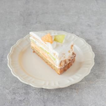 メロンと紅茶のショートケーキタルト