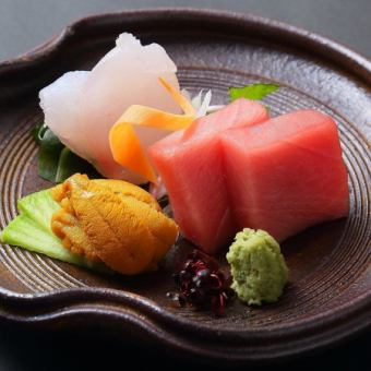 【おまかせ豊楽】春が旬の魚介を使用したお魚料理中心の、スタンダードコース