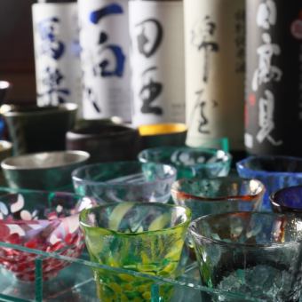 【2時間飲み放題付き華プラン】旬の魚介を使用した、お魚料理中心のコース料理8品+飲み放題