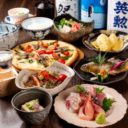 【忘年会スタンダードプラン】〈120分飲み放題付全9品〉旬の味覚を贅沢に味わう『6600円コース』