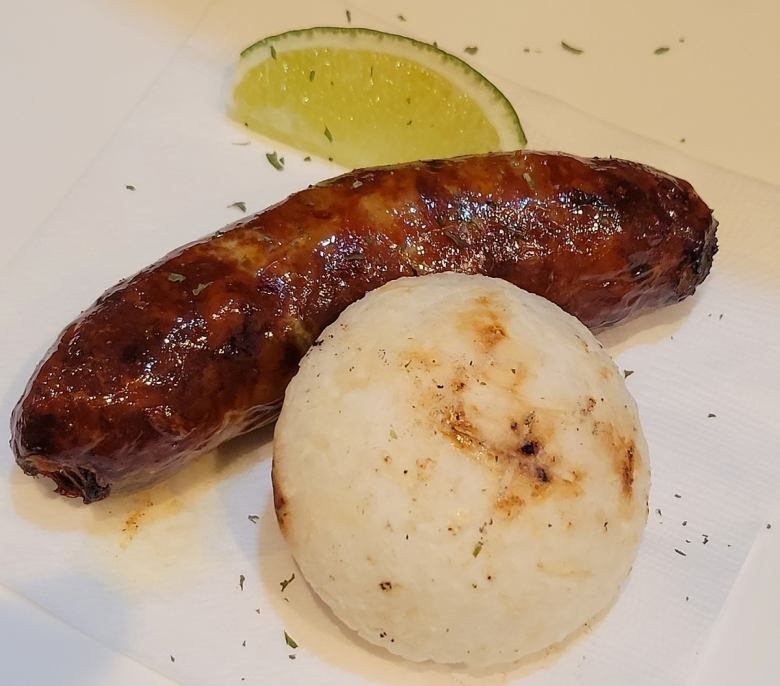 辛くないチョリソー&アレパ