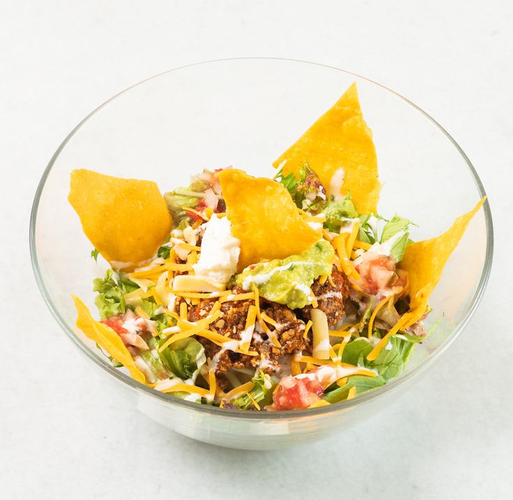 ピリ辛ひき肉タコライス