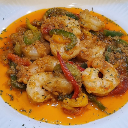 エビのガーリックソテー