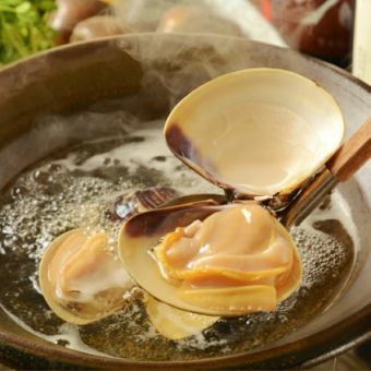 [3 hours all-you-can-drink included] Akane course ◎ Natural clam and Kinka pork shabu-shabu [9 items in total / 6980 yen → 5980 yen]