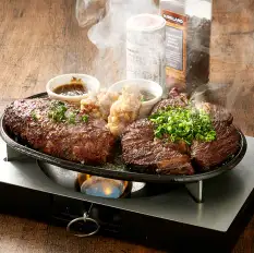 MAX컷 스테이크(150g)+햄버그(200g)