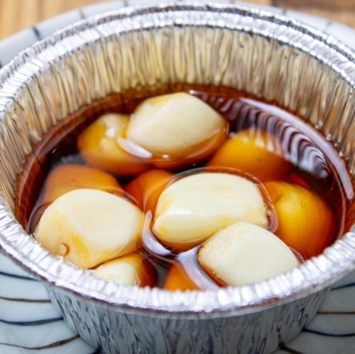 Garlic foil baked