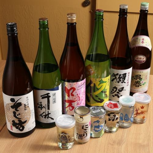 日本酒＆地酒が豊富!