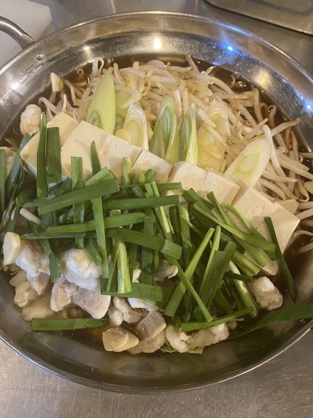 博多風もつなべ