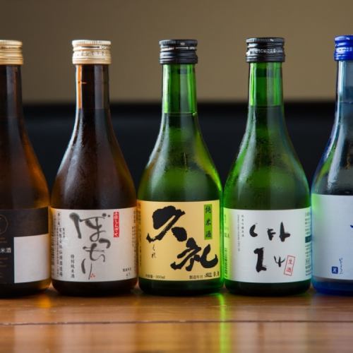 In addition to local sake, we also have a wide selection of chuhai and soft drinks.