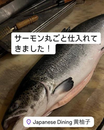 美味しそうなサーモンを、一本仕入れてきました！
今日のおすすめお刺身は、トロサーモンです！
#相模大野
#相模原
#黄柚子
#お母さん食堂
#相模大野グルメ
#相模大野ランチ
#昼のみ可能
#夜喫煙可能
#モバイルオーダーシステム
#神泡認定店
#頂点ハイボール
#感染対策中
#創作居酒屋
#POCCHI
#無添加冷凍食品
#冷凍パン
#食で健康
#贅沢シューアイス
#相模大野日本酒^_^な
#相模大野ワイン
#アスリートフードマイスター
#お弁当メニュー
#新しいメニュー
#サーモン