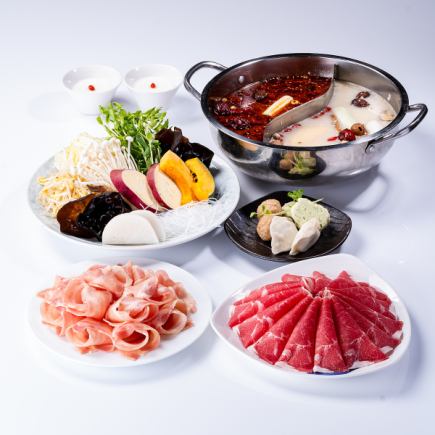 [Sapporo Course] Great value set featuring meat and vegetables! Simple course