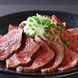 日本牛肉塔塔基佐磨碎的邦祖醬