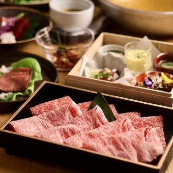 [3-hour all-you-can-drink] Premium Wagyu beef and chicken sukiyaki pot with luxurious sashimi, snow crab, and seasonal dishes "Gokujo" All 10,990 yen ⇒ 10,000 yen