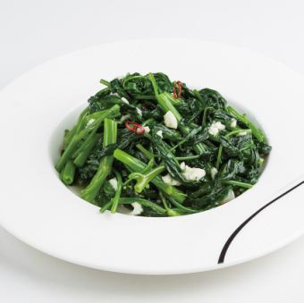 季節の青菜炒め