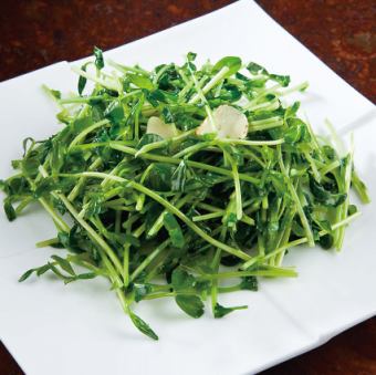 豆苗の炒め