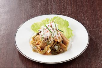 干し豆腐のパクチー添え