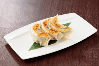 大葉入り海老焼き餃子