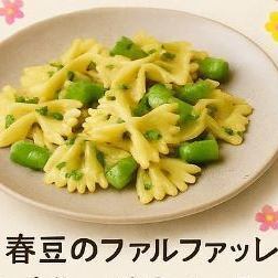 【ベジタリアン対応可能】春豆のファルファッレ