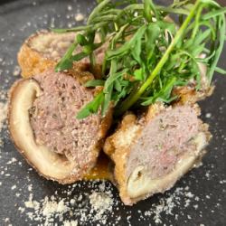 Izu Shiitake mushrooms stuffed with meat